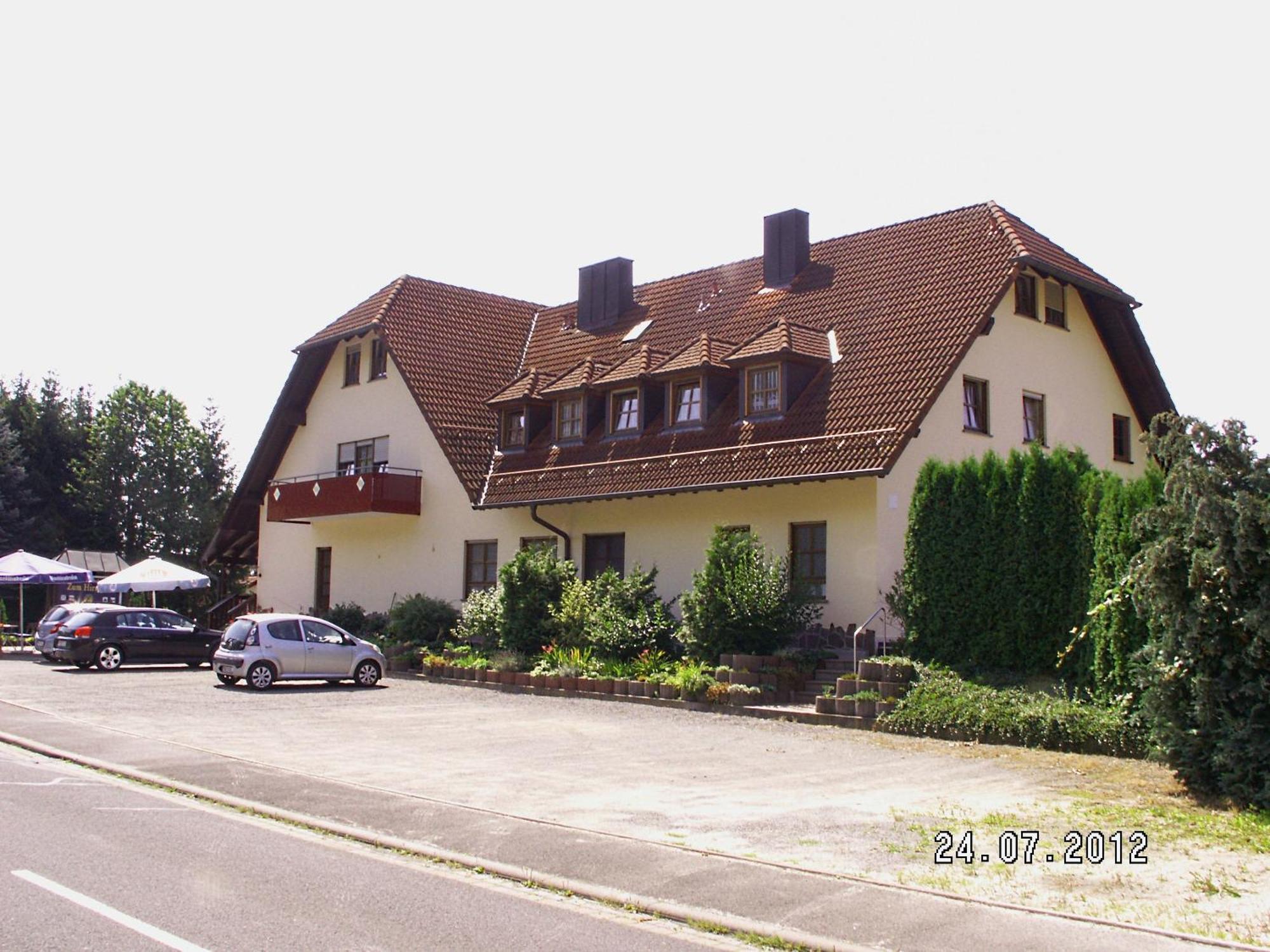 Landgasthof Zum Hirschen Hotel Hafenlohr Exterior foto